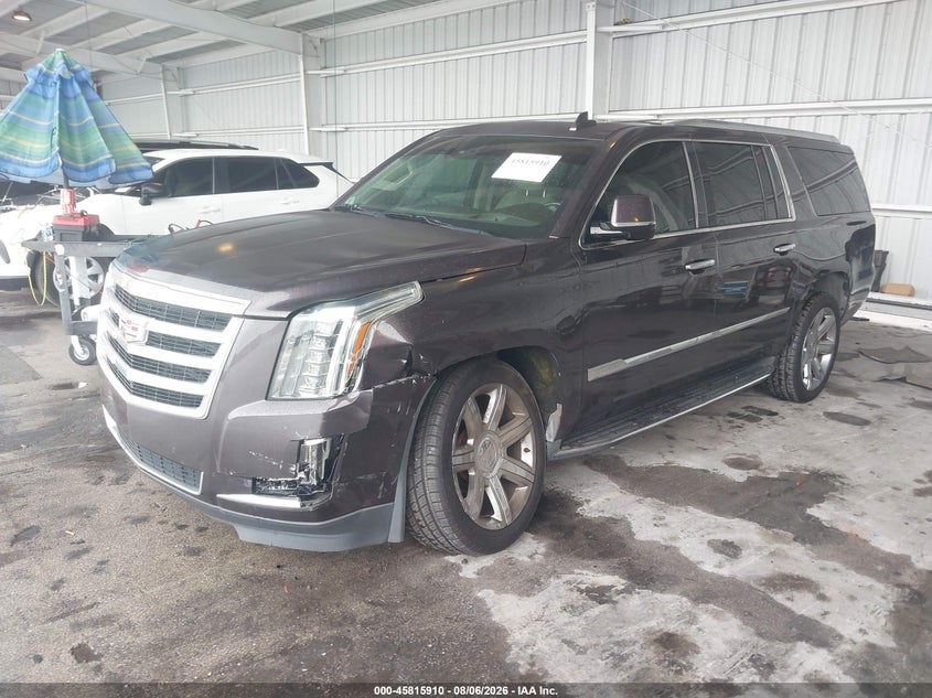 Vin: 1gys4hkj9gr393756, lot: 46314791, cadillac escalade esv luxury collection 20162