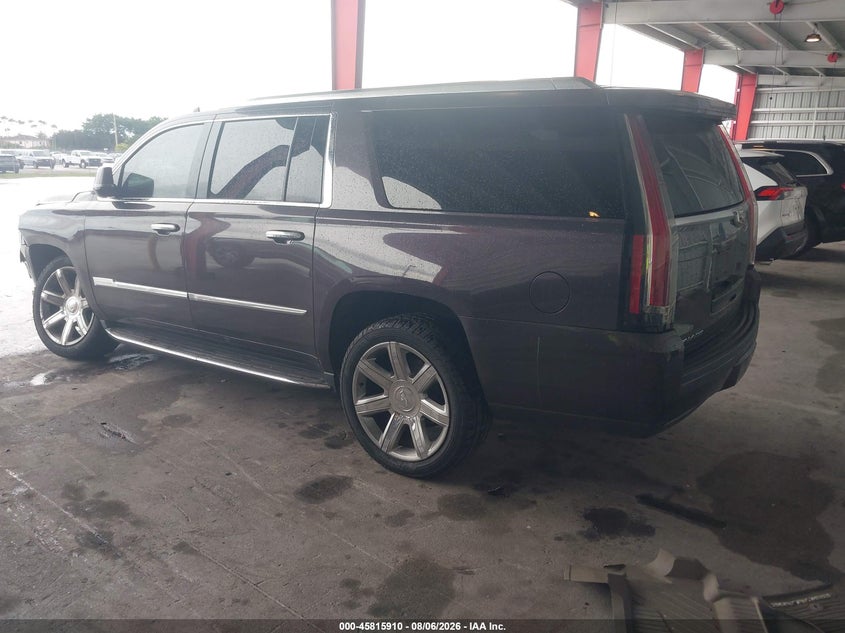 Vin: 1gys4hkj9gr393756, lot: 46314791, cadillac escalade esv luxury collection 20163