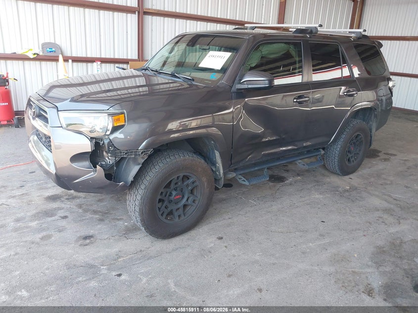 Vin: jtebu5jr1l5776437, lot: 46314792, toyota 4runner sr5 20202
