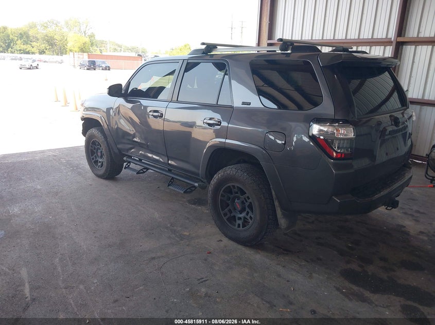 Vin: jtebu5jr1l5776437, lot: 46314792, toyota 4runner sr5 20203