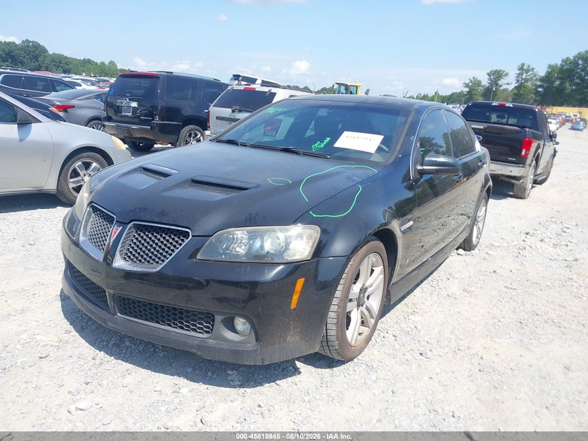 PONTIAC G8 2009 VIN 6G2ER57709L160734