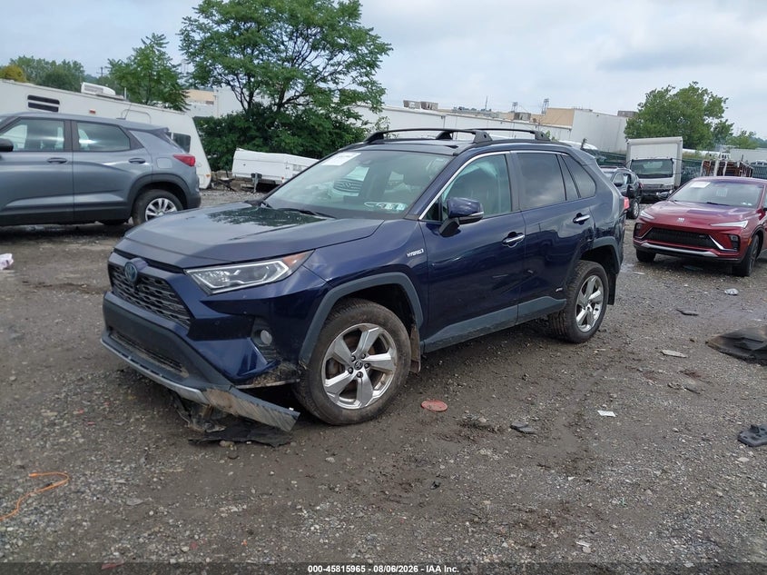Vin: 2t3d6rfv7mw023817, lot: 46314846, toyota rav4 hybrid limited 20212