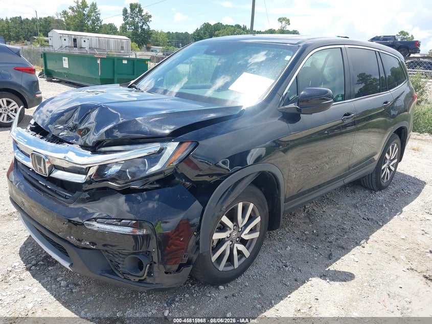 Vin: 5fnyf5h56nb010037, lot: 46314849, honda pilot 2wd ex-l 20222