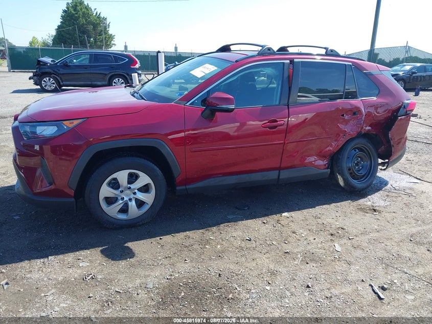 Vin: 2t3g1rfv8mw243298, lot: 46314855, toyota rav4 le 20212