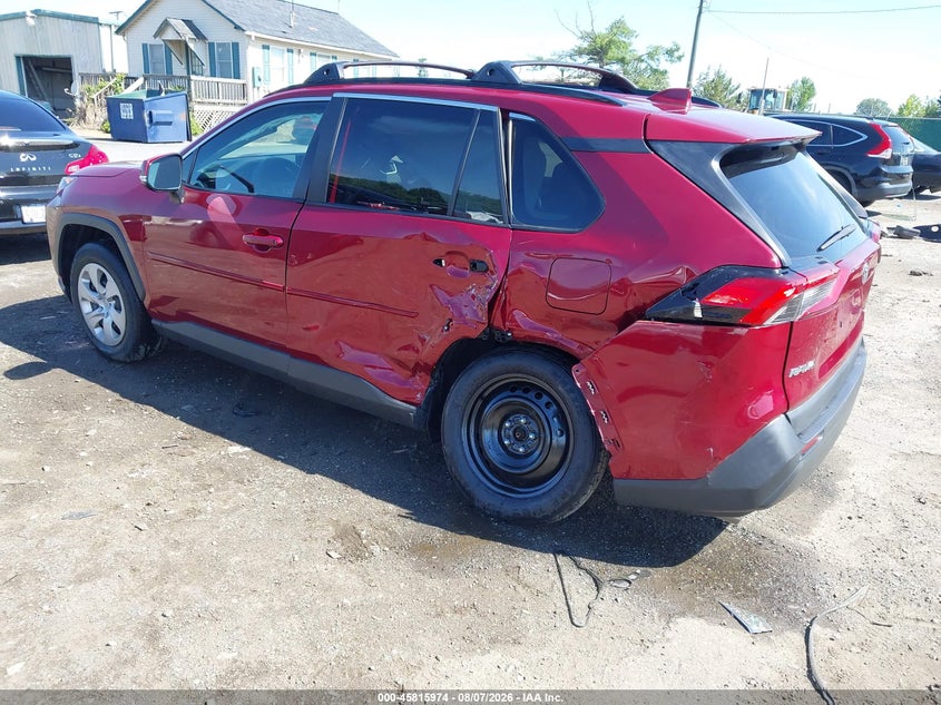 Vin: 2t3g1rfv8mw243298, lot: 46314855, toyota rav4 le 20213