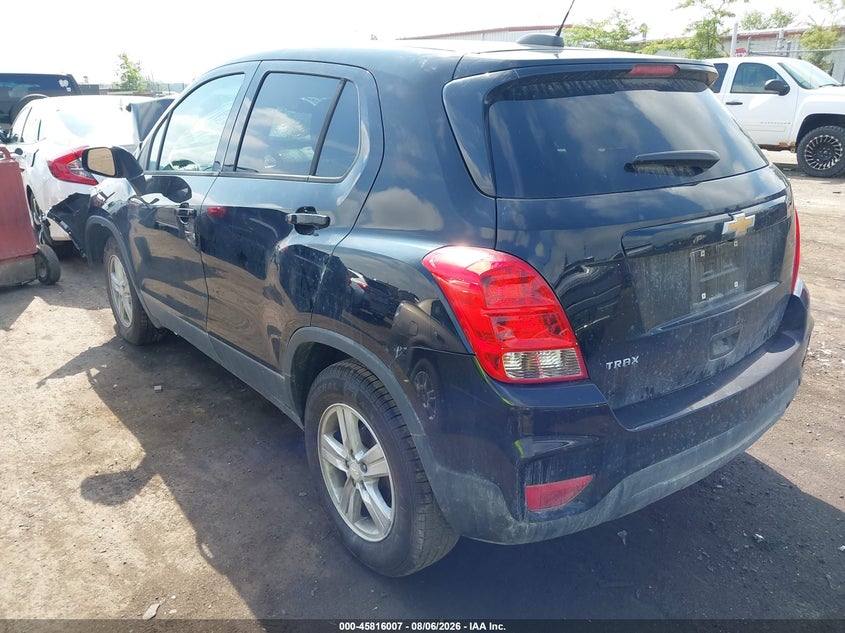 Vin: 3gncjksb3ll137758, lot: 46314888, chevrolet trax fwd ls 20203
