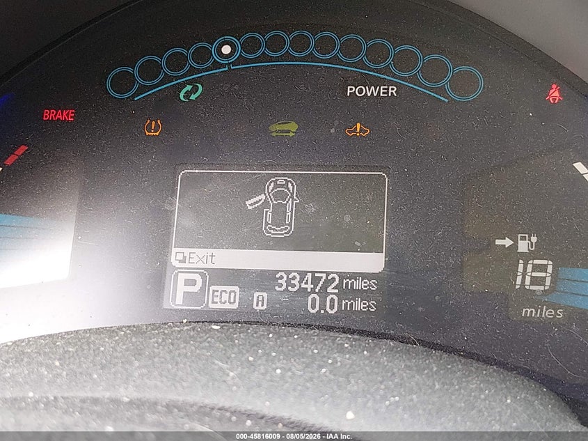 2013 NISSAN LEAF auction photo 7