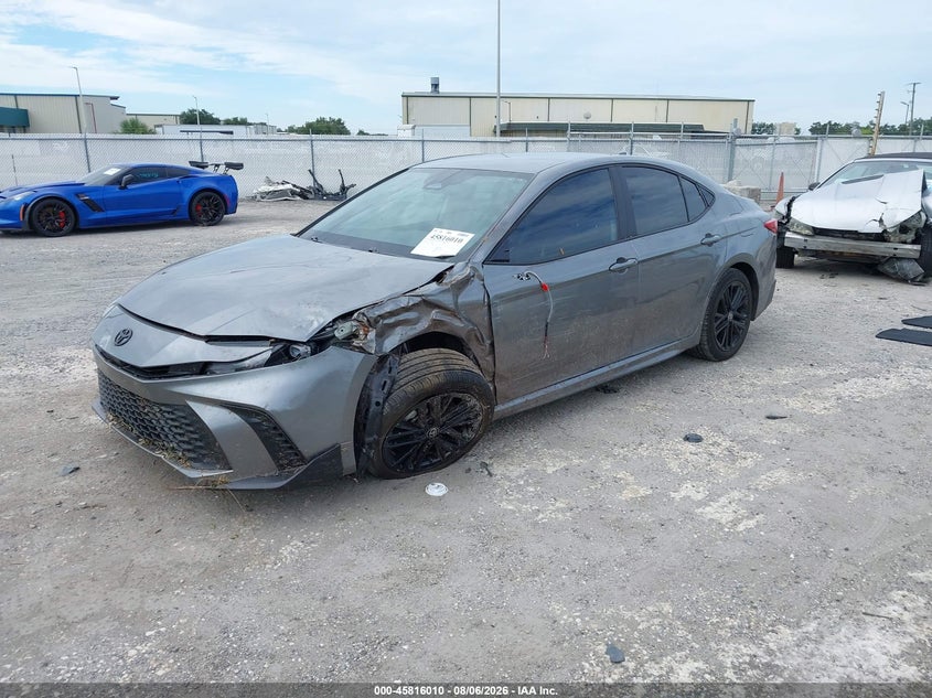Vin: 4t1daack7tu288240, lot: 46314891, toyota camry se 20262