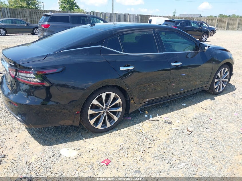 Vin: 1n4aa6fv5lc381411, lot: 46314901, nissan maxima platinum xtronic cvt 20204