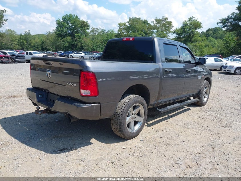 Vin: 3c6rr7kt7jg123666, lot: 46314905, ram 1500 express  4x4 5'7 box 20184