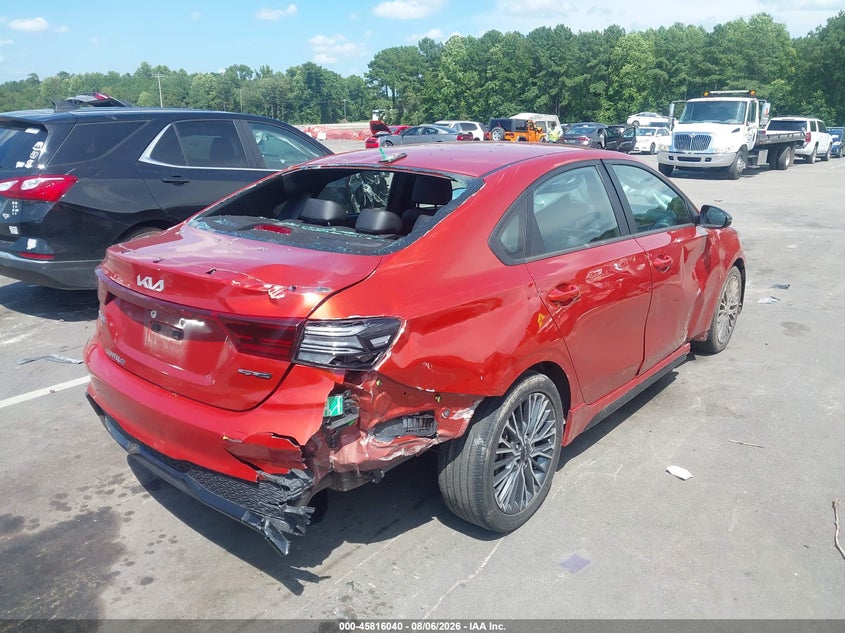 Vin: 3kpf54ad7pe559101, lot: 46314921, kia forte gt-line 20234