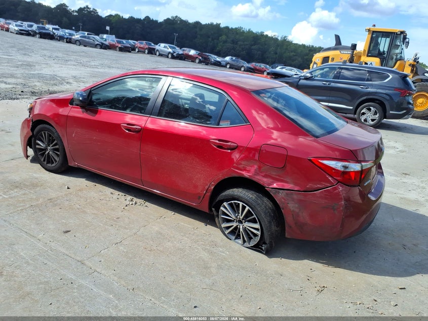 Vin: 2t1burhe2gc629695, lot: 46314934, toyota corolla le plus 20163