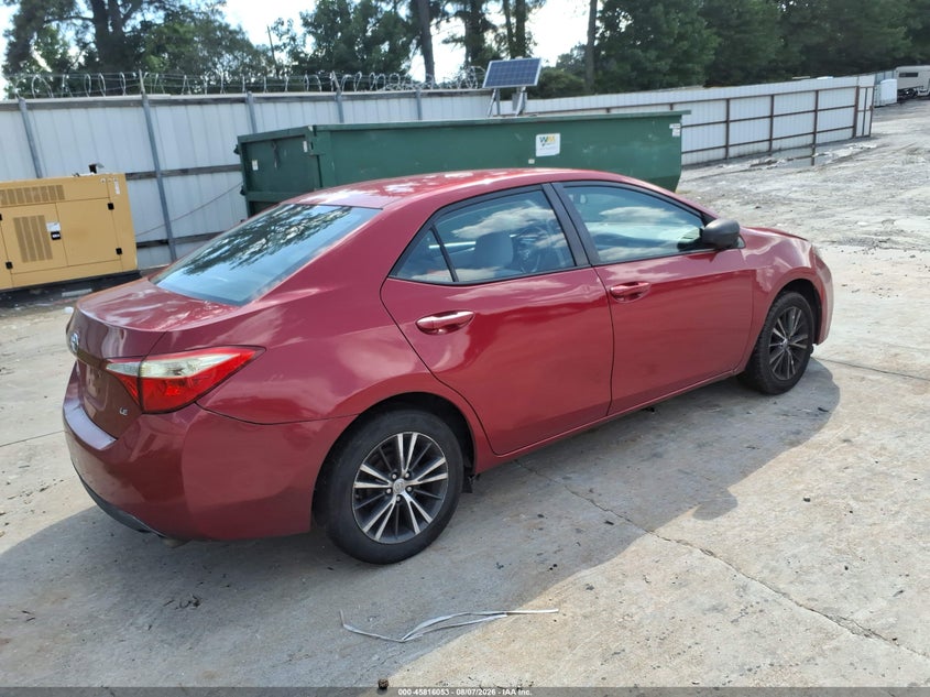 Vin: 2t1burhe2gc629695, lot: 46314934, toyota corolla le plus 20164