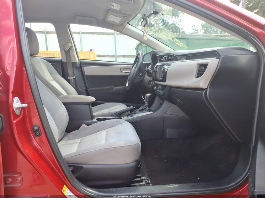 2016 TOYOTA COROLLA auction photo 5