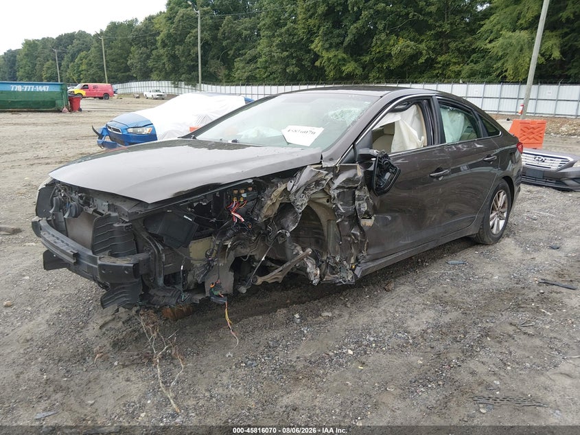 Vin: 5npe24af6hh516470, lot: 46314952, hyundai sonata 20172