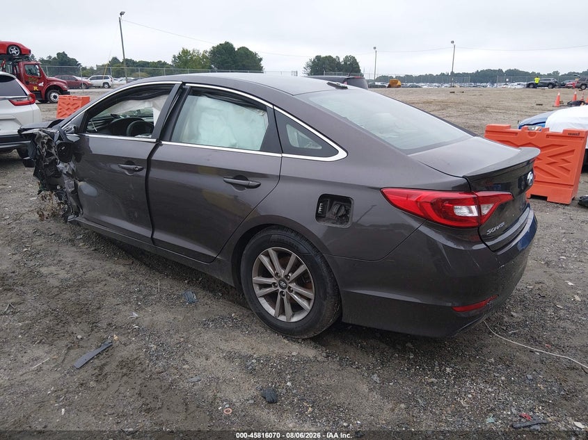 Vin: 5npe24af6hh516470, lot: 46314952, hyundai sonata 20173