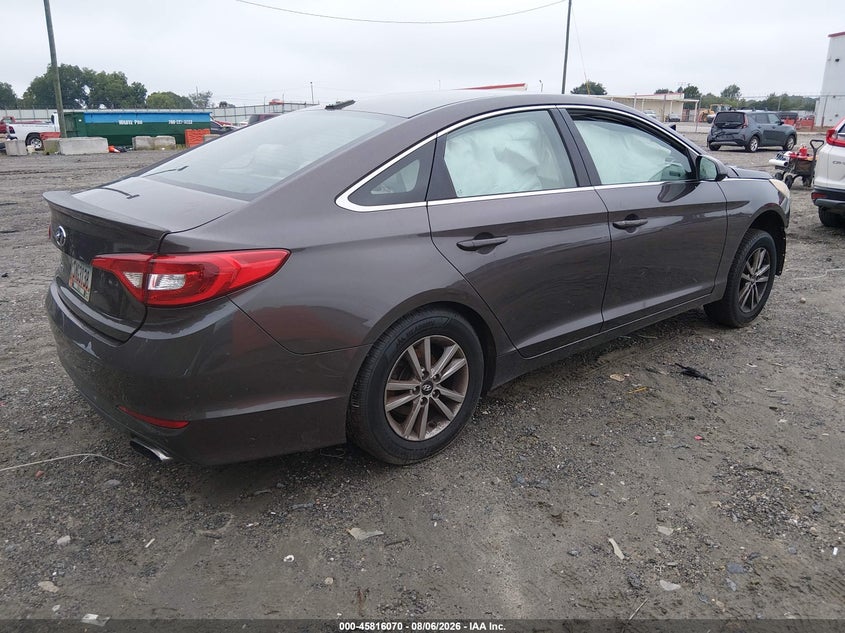 Vin: 5npe24af6hh516470, lot: 46314952, hyundai sonata 20174