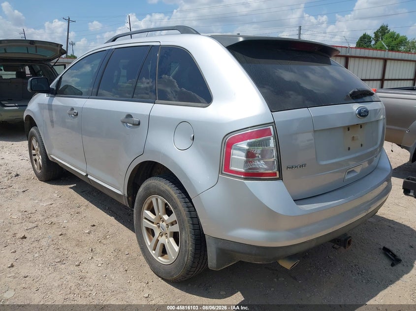 Vin: 2fmdk3gc7aba83595, lot: 46314984, ford edge se 20103