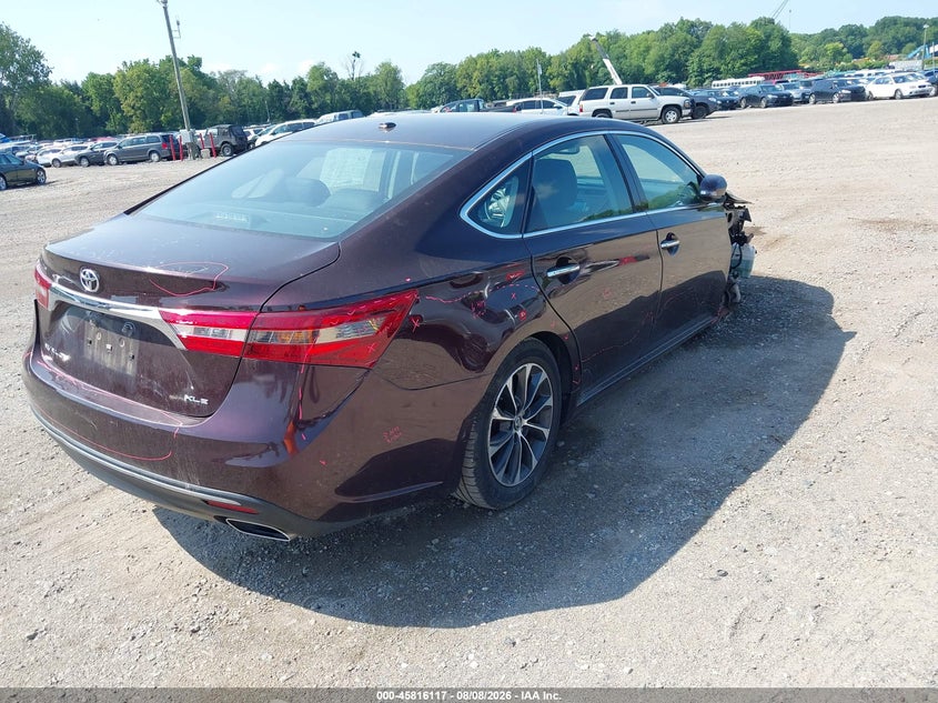 Vin: 4t1bk1eb6gu202178, lot: 46314998, toyota avalon xle plus 20164