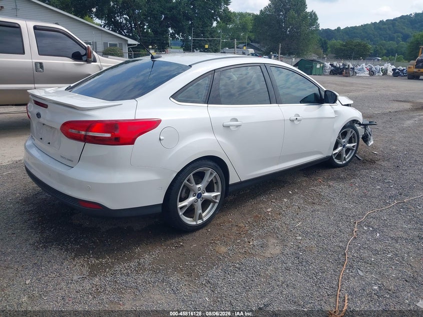 Vin: 1fadp3j28fl346549, lot: 46315009, ford focus titanium 20154