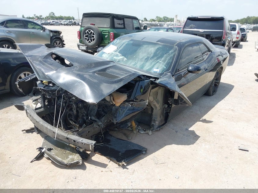 Vin: 2c3cdzbt7gh218301, lot: 46315018, dodge challenger r/t plus 20162