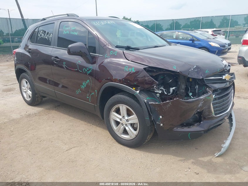 Vin: kl7cjpsm5nb525499, lot: 46315030, chevrolet trax awd lt 2022 img_1