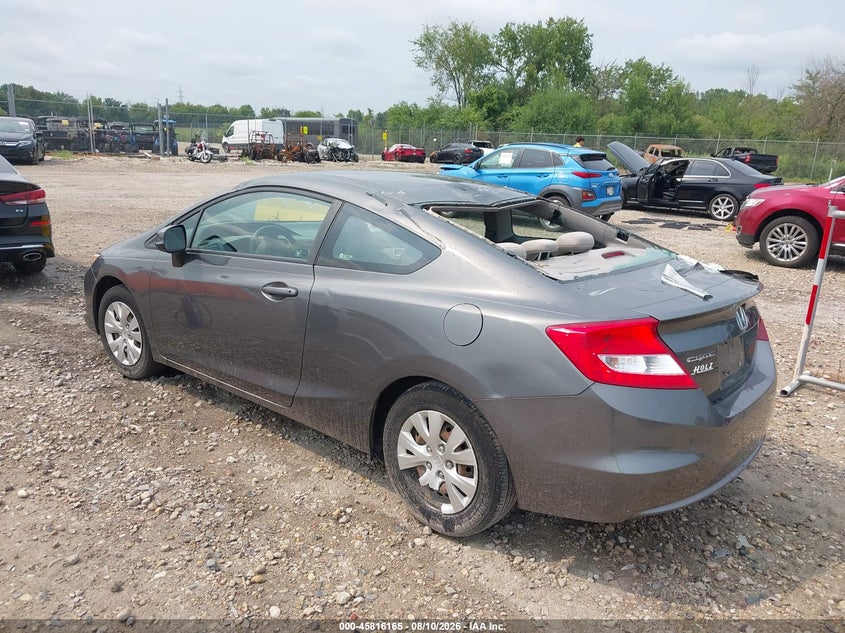 2012 HONDA CIVIC COUPE 1.8L I-4 VVT, 140HP