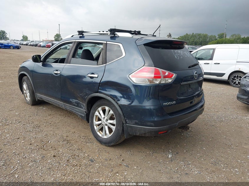 2016 NISSAN ROGUE auction photo 3
