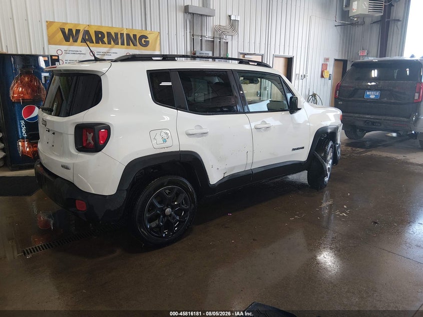 Vin: zaccjbbtxfpb40346, lot: 46315062, jeep renegade latitude 20154