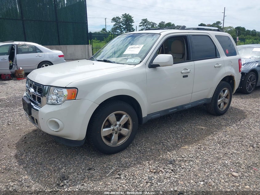 Vin: 1fmcu9eg7ckc50979, lot: 46315063, ford escape limited 20122