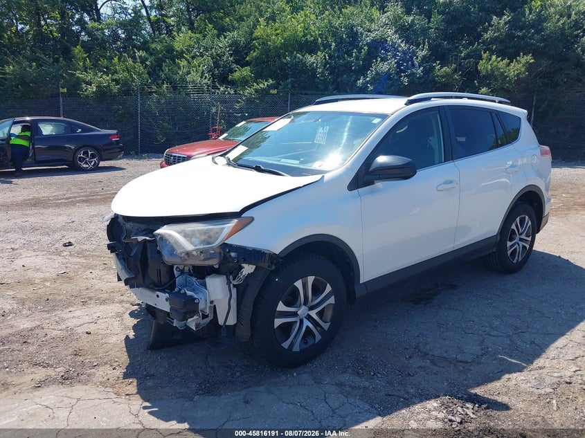 Vin: jtmzfrev2gj086429, lot: 46315072, toyota rav4 le 20162