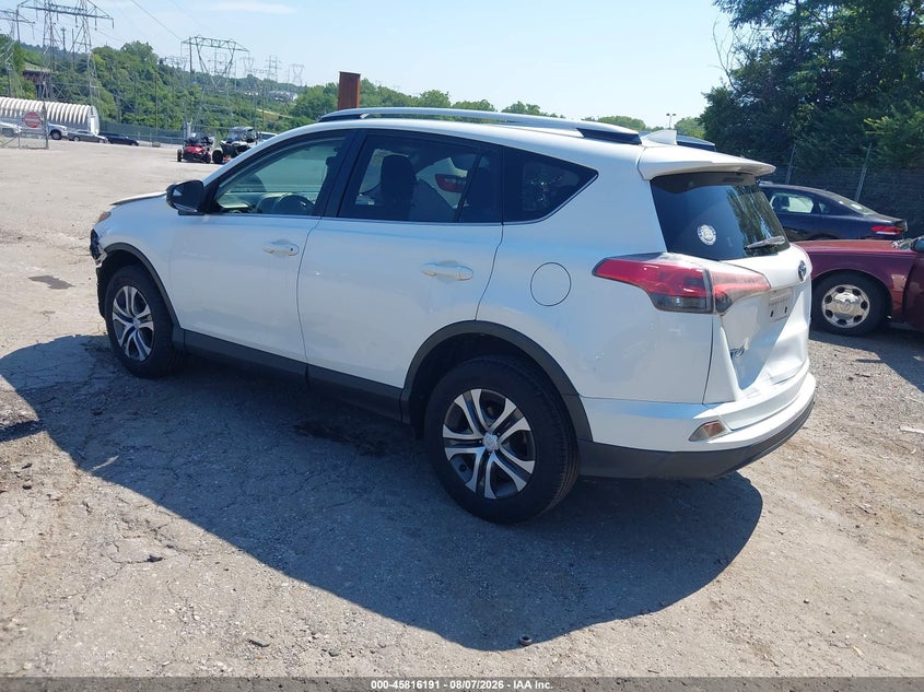 Vin: jtmzfrev2gj086429, lot: 46315072, toyota rav4 le 20163