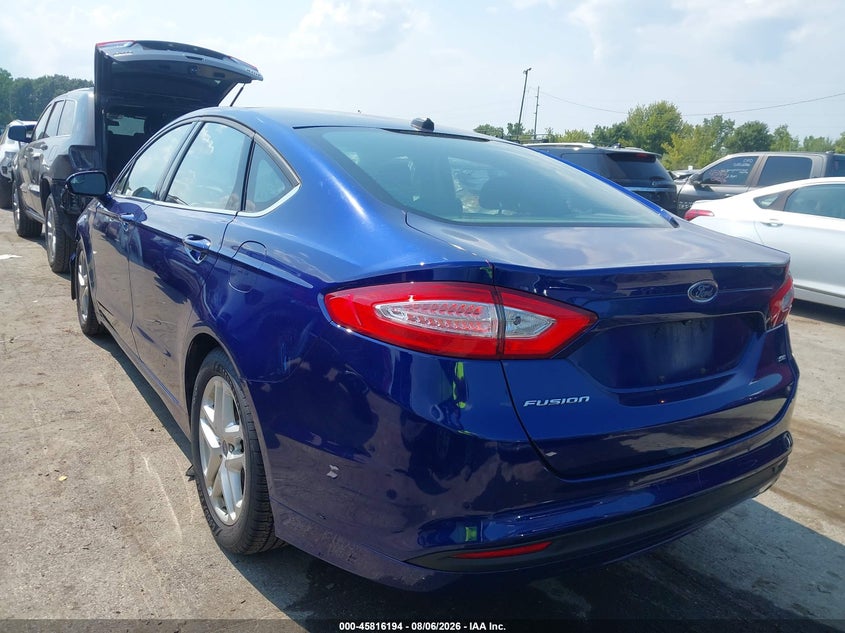 Vin: 1fa6p0h70g5102778, lot: 46315075, ford fusion se 20163