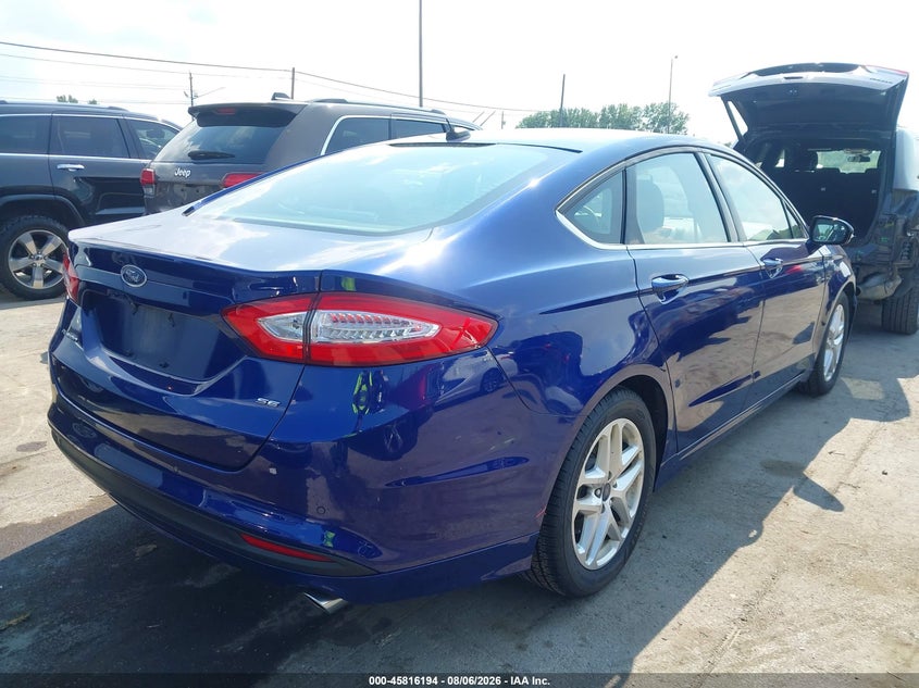 Vin: 1fa6p0h70g5102778, lot: 46315075, ford fusion se 20164