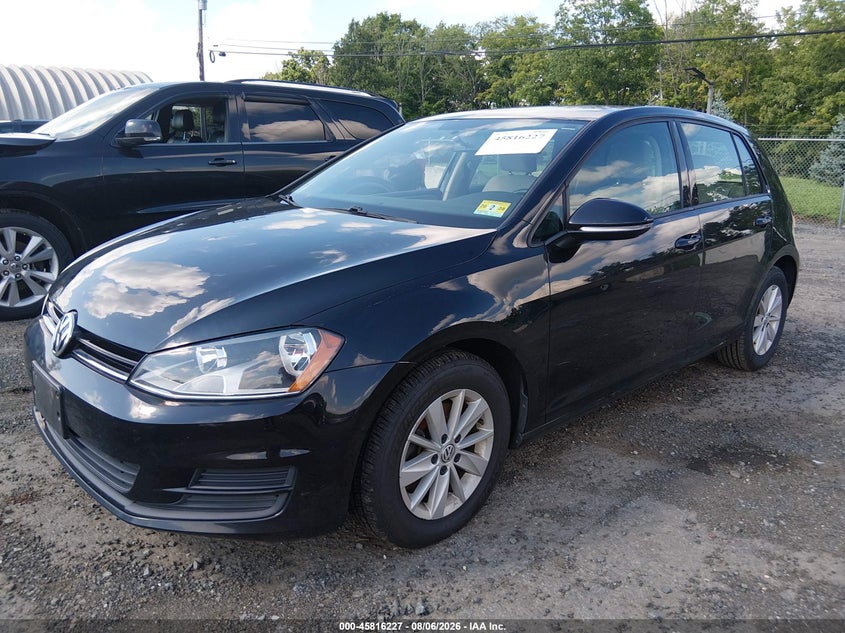 Vin: 3vw217au6gm036151, lot: 46315108, volkswagen golf tsi s 4-door 20162