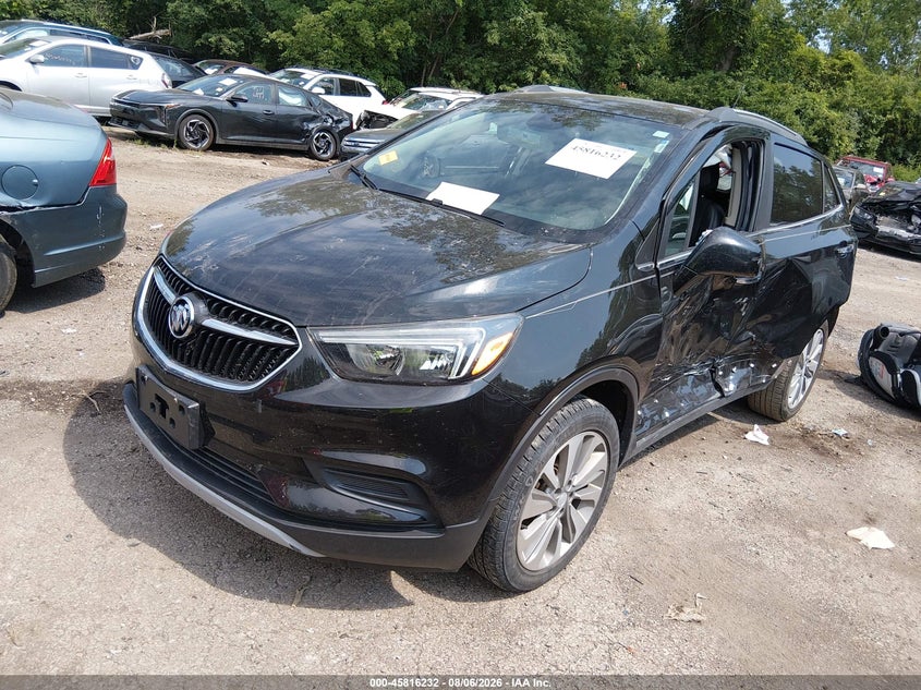 Vin: kl4cjasb6lb035434, lot: 46315111, buick encore fwd preferred 20202
