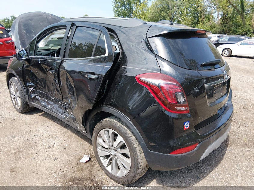 Vin: kl4cjasb6lb035434, lot: 46315111, buick encore fwd preferred 20203