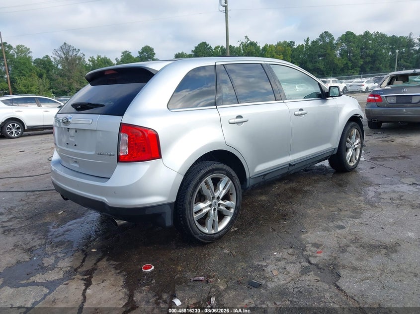 Vin: 2fmdk3kc4dba44040, lot: 46315112, ford edge limited 20134