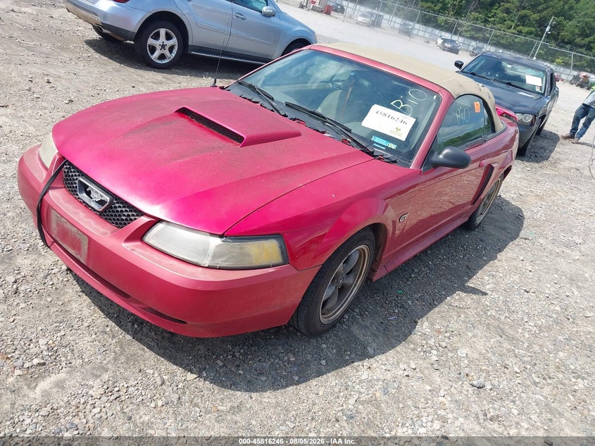 2001 Ford Mustang, Обычный износ, IAAI, VIN 1FAFP45X41F129172 — фото 2