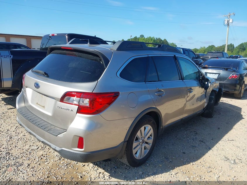 Vin: 4s4bsbhc4g3319497, lot: 46315131, subaru outback 2.5i premium 20164