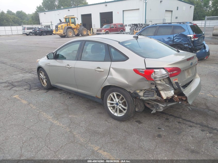 Vin: 1fadp3f28fl270579, lot: 46315141, ford focus se 20153