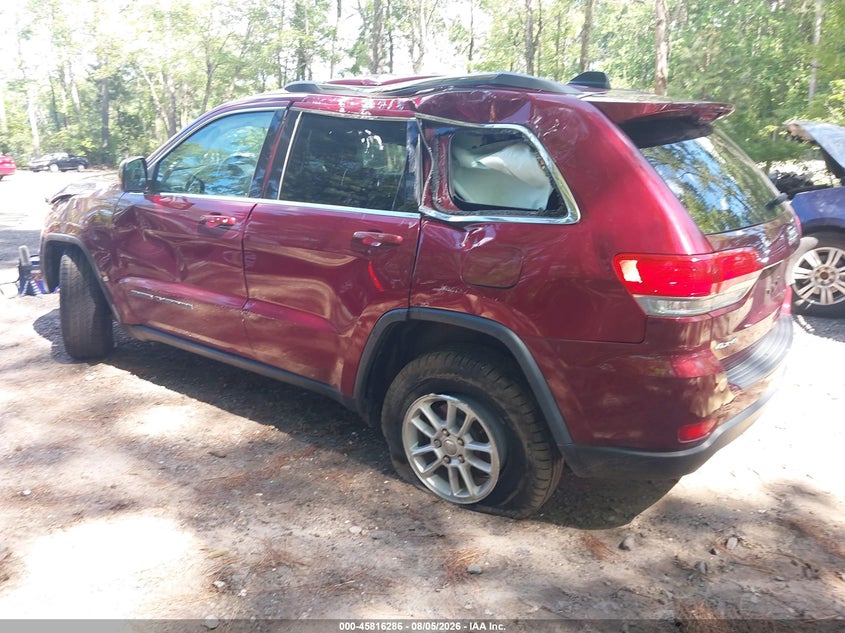 Vin: 1c4rjfag8jc276624, lot: 46315167, jeep grand cherokee laredo e 4x4 20183