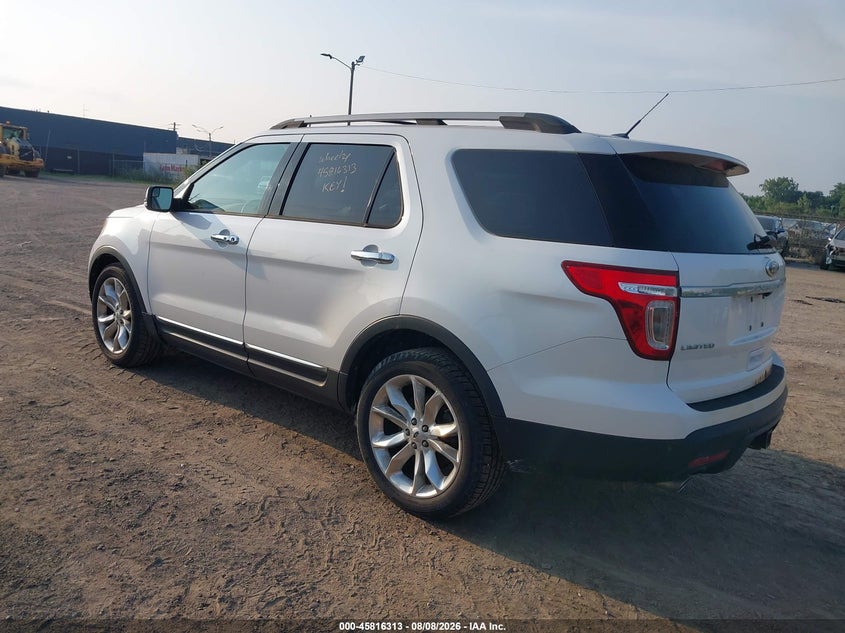 Vin: 1fm5k7f85dgb92787, lot: 46315194, ford explorer limited 20133