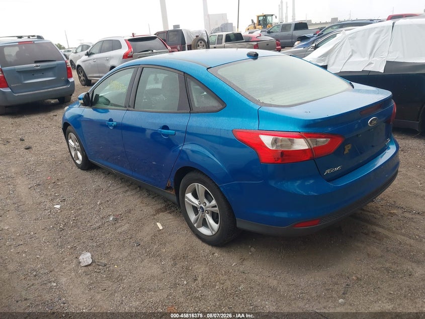 Vin: 1fadp3f23dl371994, lot: 46315256, ford focus se 20133