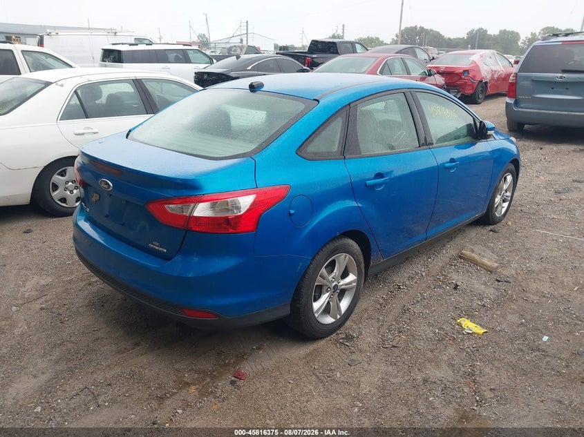 Vin: 1fadp3f23dl371994, lot: 46315256, ford focus se 20134