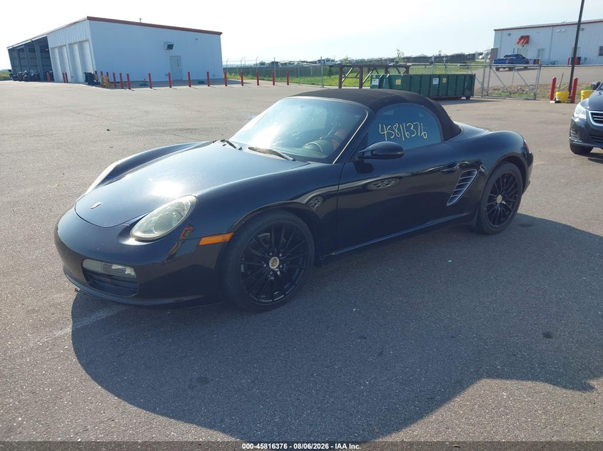 2005 Porsche Boxster, Стихия, IAAI, VIN WP0CA29895U711369 — фото 2