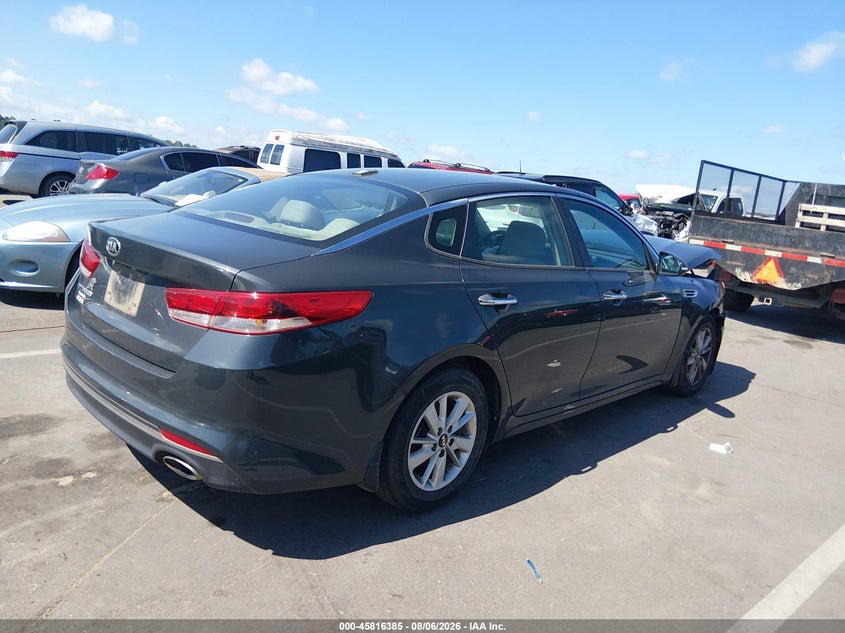 Vin: knagt4l34g5073501, lot: 46315266, kia optima lx 20164
