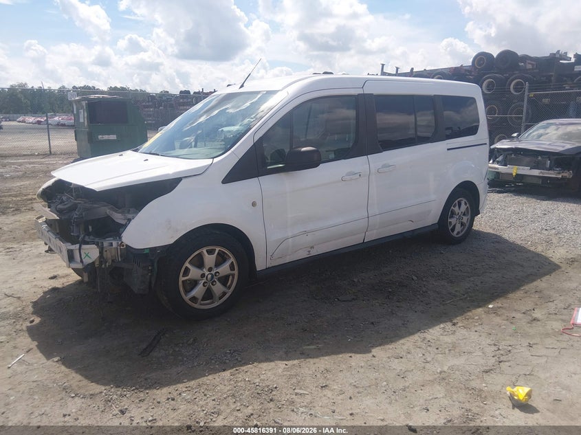 Vin: nm0ge9f76f1201670, lot: 46315272, ford transit connect xlt 20152