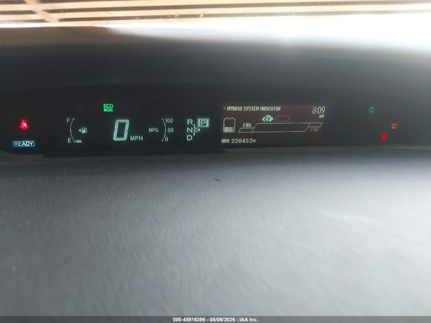 TOYOTA PRIUS 2013 VIN JTDKN3DU7D5579568
