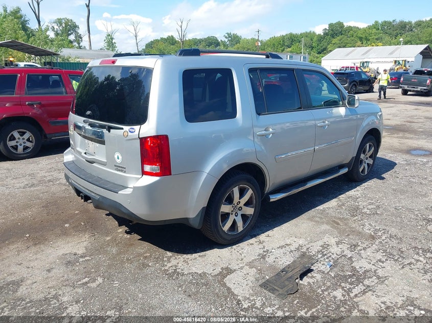 Vin: 5fnyf4h91db048402, lot: 46315301, honda pilot touring 20134